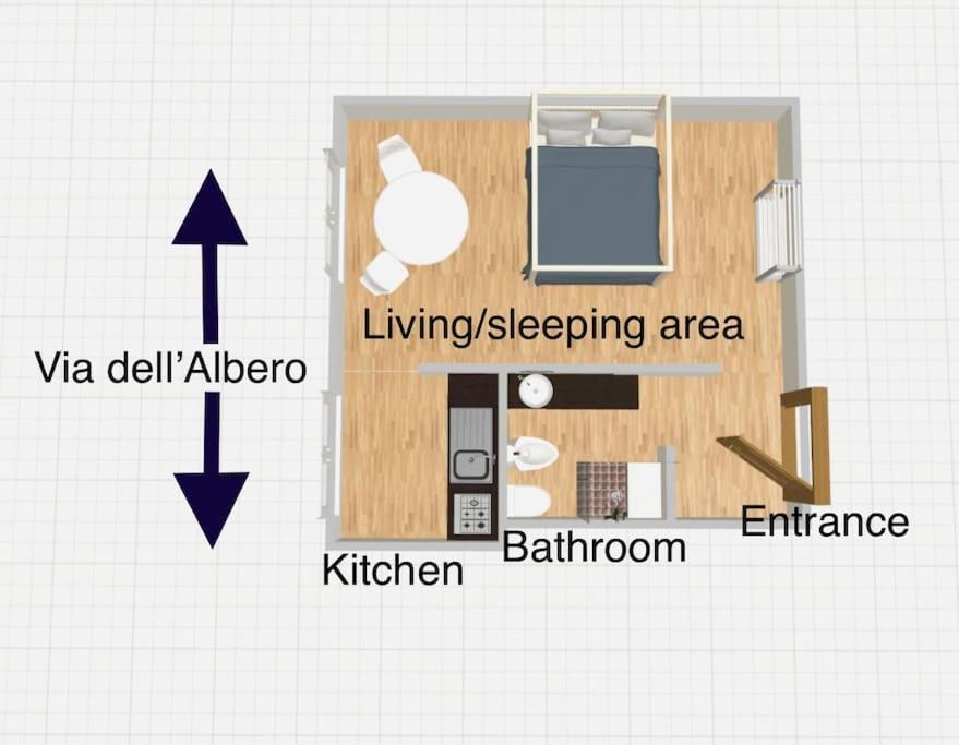 Keys Of Italy - Albero 15 Small - Train Station For Couples 2nd Floor Florencia